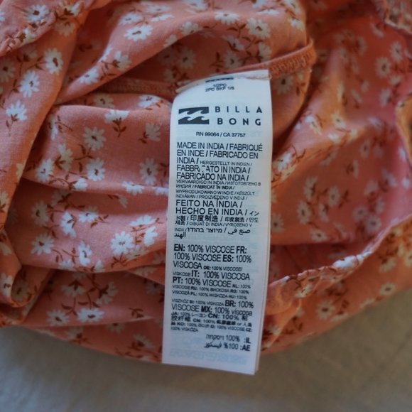 Salty Blonde x Billabong Just Because Woven Mini Dress - Picture 11 of 11